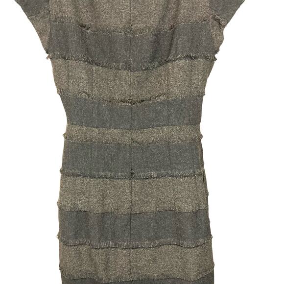 Nanette Lepore Catch Me Feelin Lucky Fringe Tweed Short Sleeve Sheath Dress 10 - Picture 10 of 16